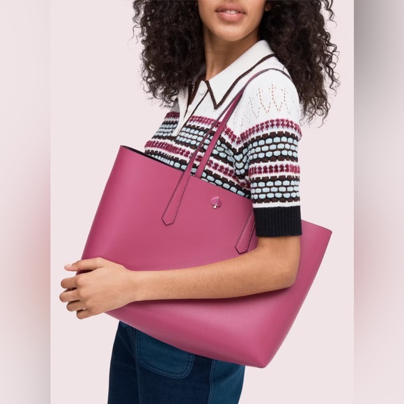 NWT Kate Spade Molly Large Tote w/ clip-in clutch - Picture 1 of 12